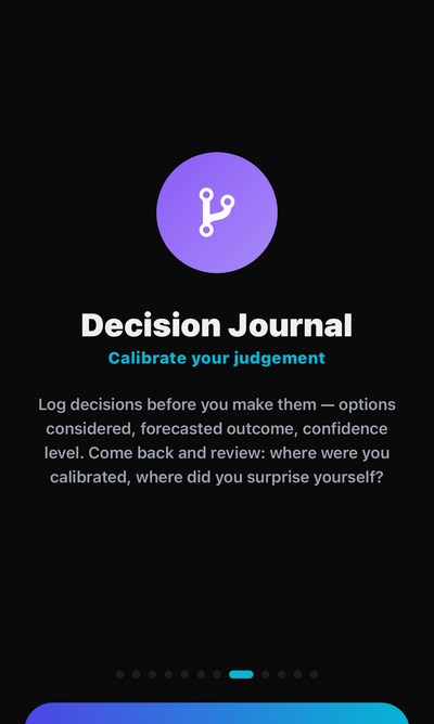 Decision journal